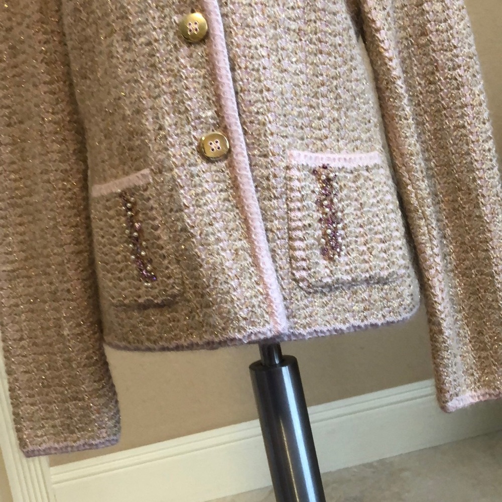 Escada Tweed Cardigan/Blazer - Picture 4 of 12